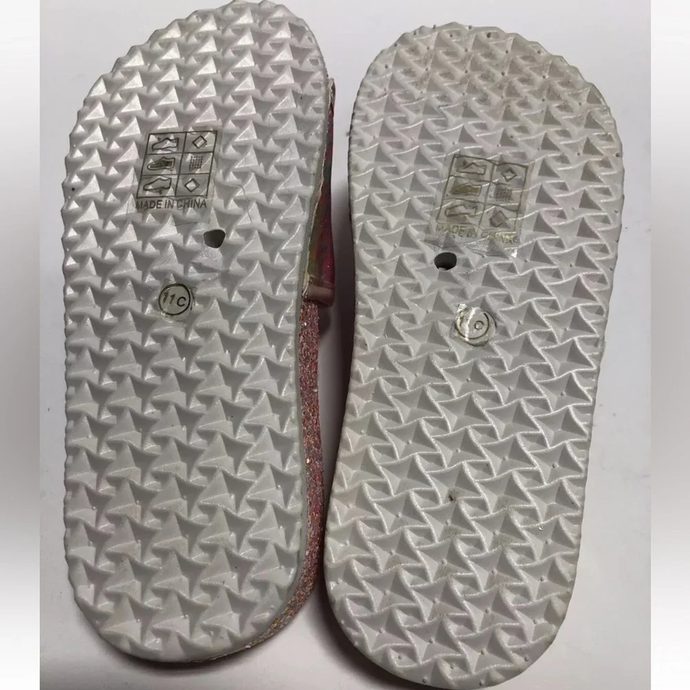 Yosi Samra Kids’ Miss Elsa, Pink Slide Sandals, Girls’ Size 11 M.